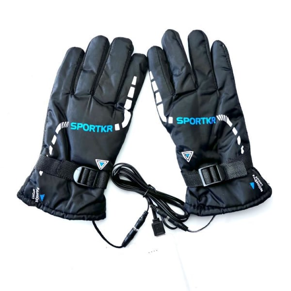 USB uppvärmda handskar för män och kvinnor（kamoflage）, Winter Heated Sk
