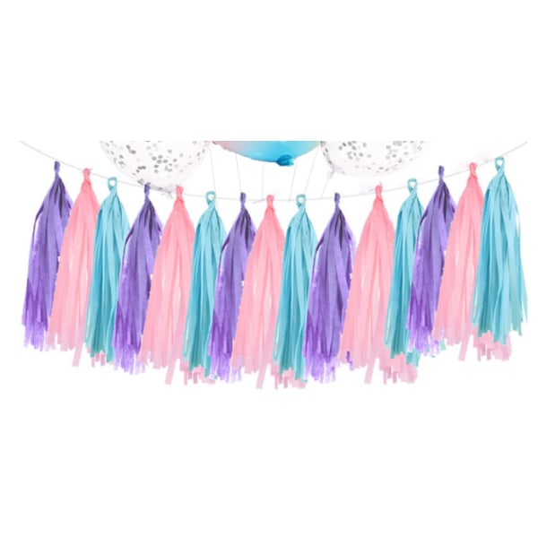 Mermaid Birthday Party Decorations for Girls - 12" Number 5