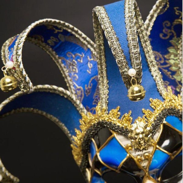 Halloween Party Carnival Mask, Blue Italy Venedig Masquerade