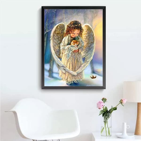 (30x40cm)DIY 5D Diamantmaleri efter nummer Kits, Diamant Pai