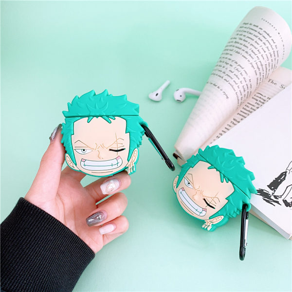 AirPods 1/2 Etui, Kreativt Anime Karakter Etui til AirPods