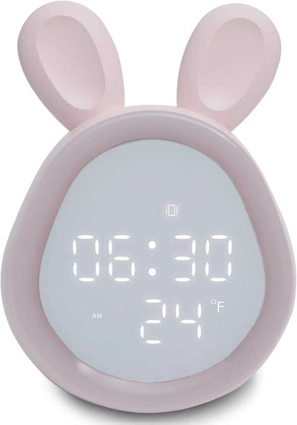 Vækkeure til soveværelser med snooze og natlys Digital Al