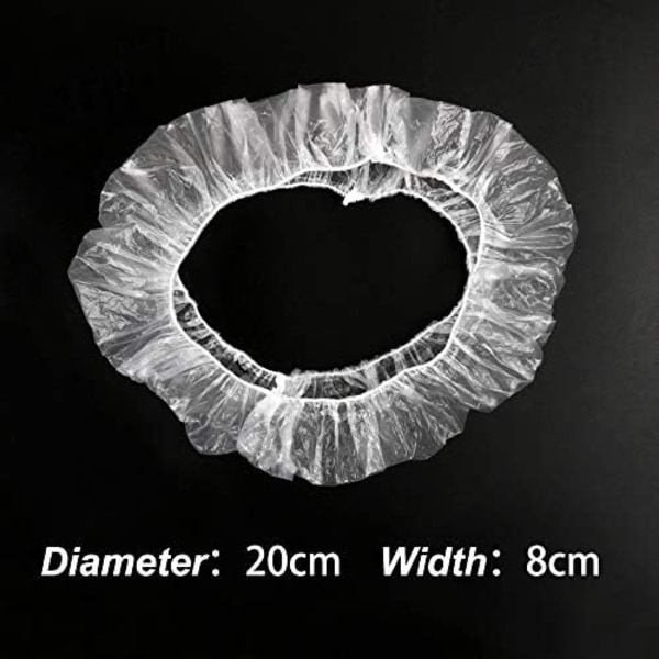 40cm 100st Universal Transparent Ratt Skydd Vattentätt Elastiskt Plast Skydd Rattkåpa