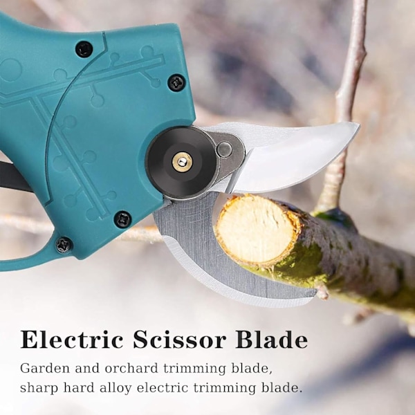 Par Ersättningsblad för Elektriska Grensaxar 25mm Kolstål Ersättningsblad SK-5 Hårt Stål för Elektriska Grensaxar, Fast Blad och Mo