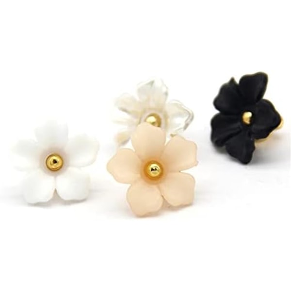 20 stk Blomster Plast Dekorative Knapper Skjorteknapper Sy Håndlagde Tilbehør