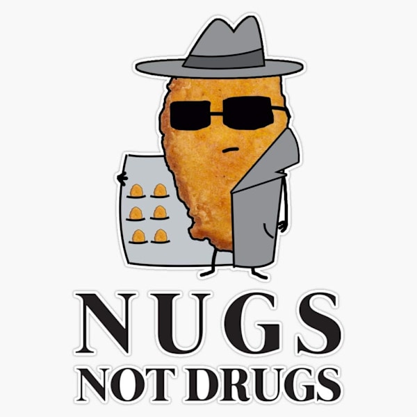 1 st Funny Chicken Nugget Dealer Vinyl Vattentät Dekal Klistermärke Bil Laptop Vägg Fönster Stötfångare Klistermärke 5\"