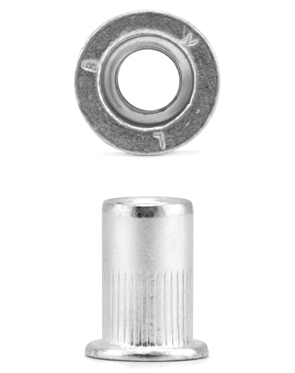 50 stycken M6 Nitmutter, Platt Huvudmutter, Aluminiumlegering, för Möbelmontering, Hantverksdekorationer