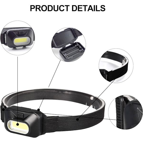 Pandelampe, Hovedlampe, LED Pandelampe, Lys Pandelampe, Kraftig LED