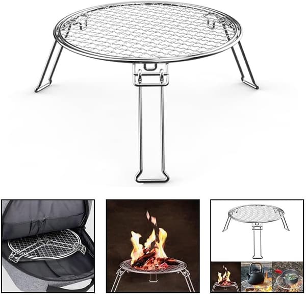 Multifunktionellt hopfällbart grillnät, perfekt för din utomhusmatlagningsutrustning