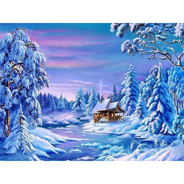 30 × 40 Timanttimaalaus Broderie Diamant Maalaussetti Täydellinen