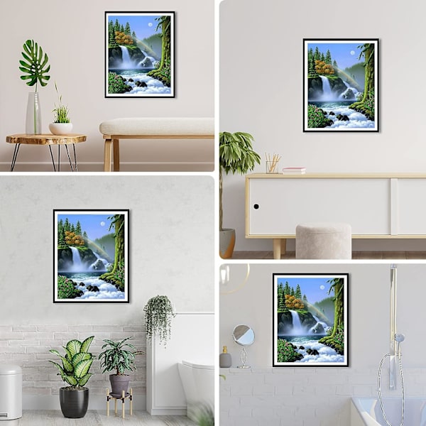 5D ferskentræ diamantmaleri dekorationssæt 30*40cm 2