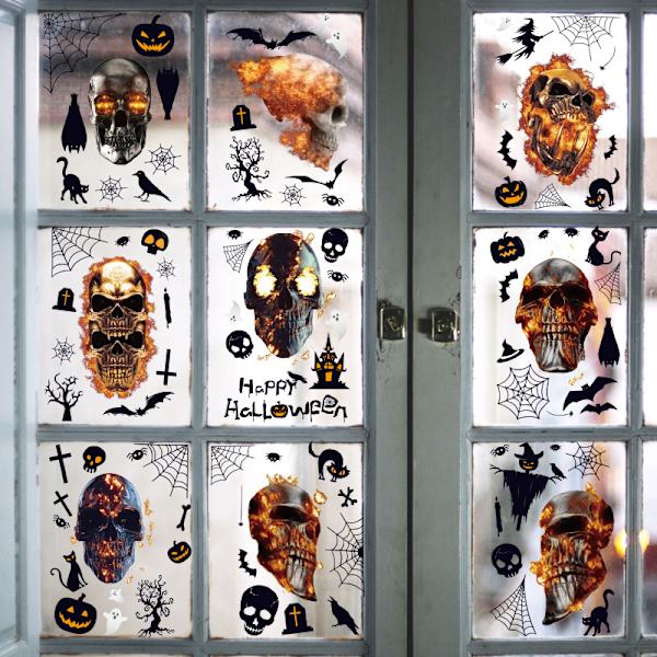 (1) Halloween-kauhutarrat, Halloween-kauhutarra auton tarra auton tarrat koristelu auton ikkunaan W