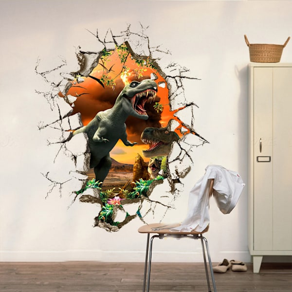 50x50cm Väggdekaler Vuxenrum - 3D-effekt Självhäftande