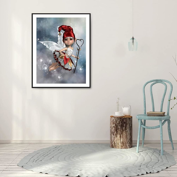 Fuld diamantkunst broderisæt, 30x40cm (Type 2) Diamantmaleri