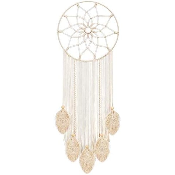 Large Dream Catcher Macrame Boho Wall Hanging Decor Woven Feather Tassels Dreamcatcher Decoration for Teen Girl Room Nur