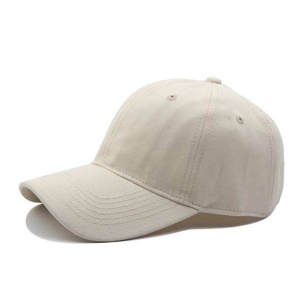 1 kpl Unisex Vintage Pesty Unstructured Baseball-lippis Pesty Puuvilla Pehmeä Hattu Säädettävä Uni Off-White