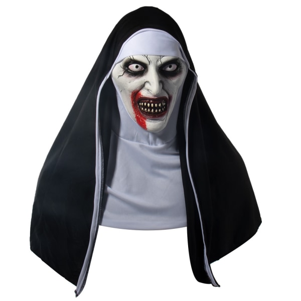 Halloween Maske, Latex Scary Nun Mask, Halloween Party Scary