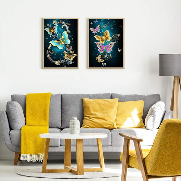 DIY 5D Timanttimaalaus, 2 osaa Ristinompele-sarja