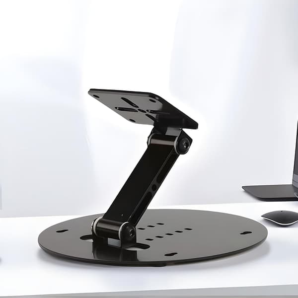 Projektor Bordmontering - 180 Graders Justerbar Desktop Projektor Stand med Base | Robust Computertilbehør