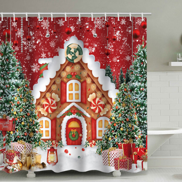 Julebruseregardin Renser Julemand 180 x 180 cm Badekar C