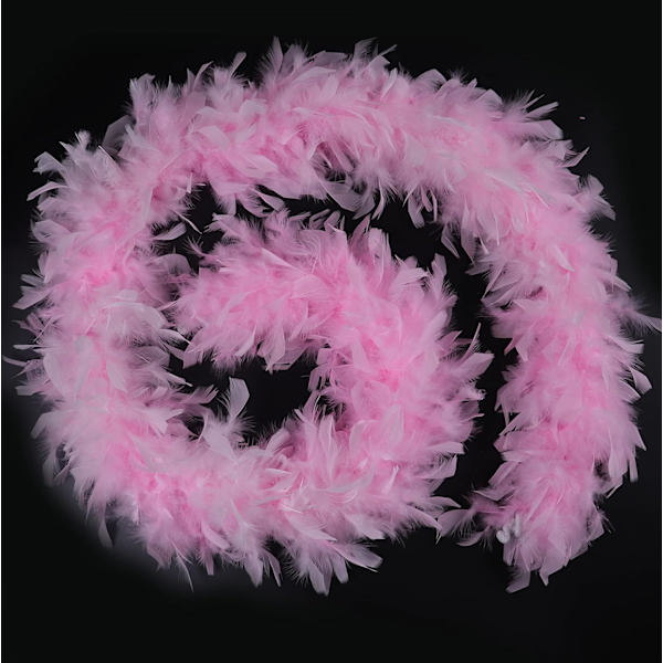 (pink) 1,8 m 40 gram kalkunfjer boa fjer boa dansende bryllup håndværk fest, Gisfraz