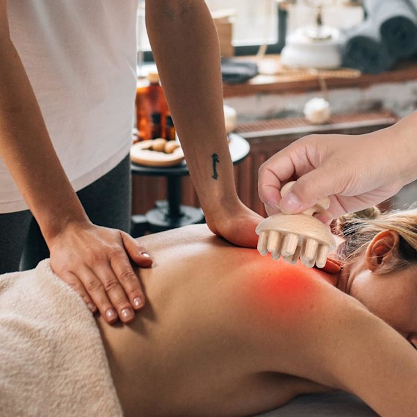 Træterapi Svampe Træ Massager Træ Svampe Terapi Til