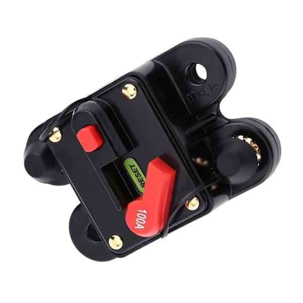 DC12V Strömbrytare, Kretsskyddsbrytare för Bil, Båt, Cykel, Stereo Audio (100A)