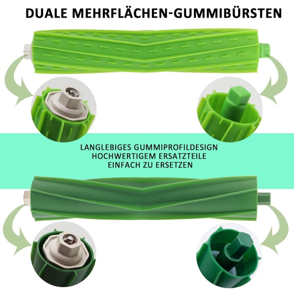 (B)Reservedele Tilbehør Børste til iRobot Roomba i7 i7+ i3 i3+ i4 j7 E5 E6 E7