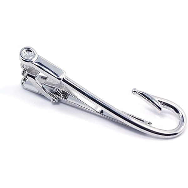 Fiskekrokar Slipsnålar Herr Silver Gyllene Ton Fritid Fiskare Sportmän Fäder Pappa Make Aktiviteter
