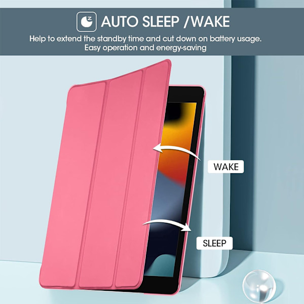 Etui for iPad 10.2 Etui iPad Deksel 7./8./9. Generasjon Pink