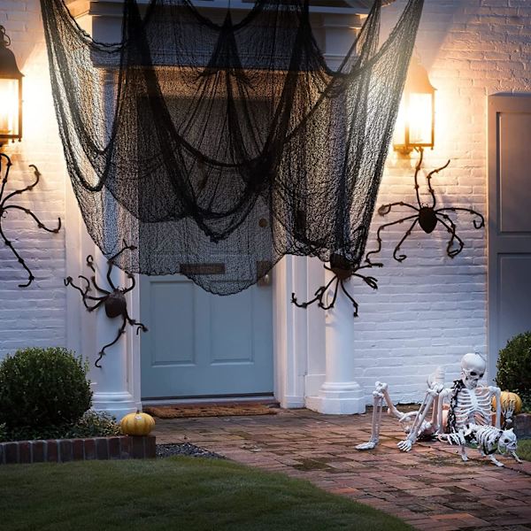 5 kpl Halloween-koristekangasta, 183 cm x 76 cm, Halloween-pelottava