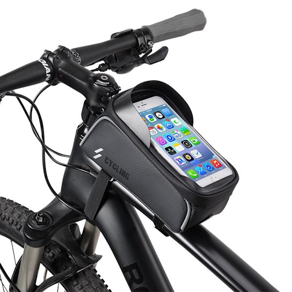 Cykeltelefon Väska Fram Ram Väska Överrör Väska Cykling