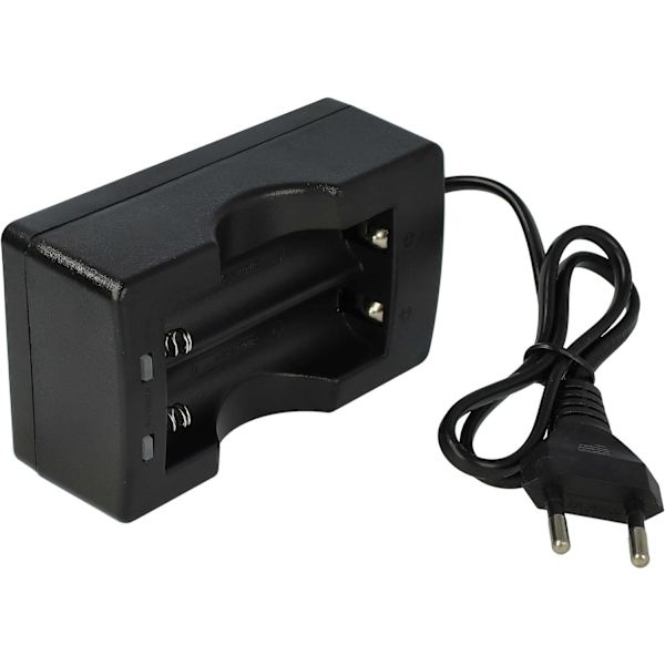 Batterioplader Kompatibel med 17670, 18650 Batterier, Li-ION Husholdningsbatterier (3.7V)