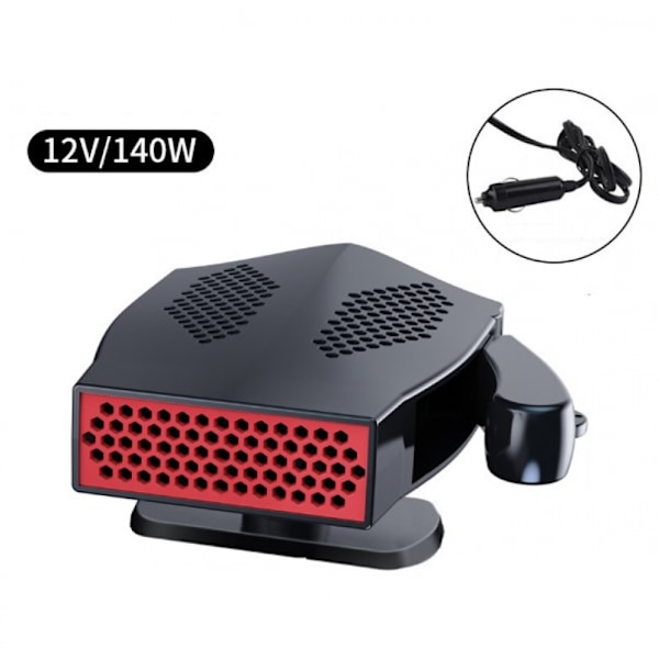 12V Bilvindruteavfrostare, 12V 2 i 1 Värmefläkt, Bärbar Bilvärmare, Bärbar Bilvärmare, Bilvärmare