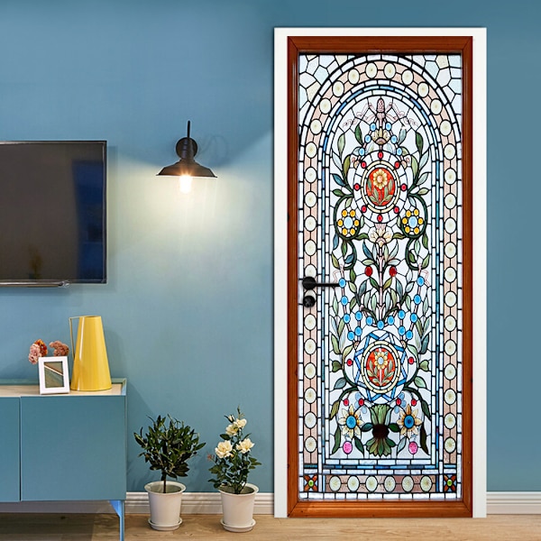 (38.5*200cm*2stk) 3D-effekt plakat dørklistremerke 20
