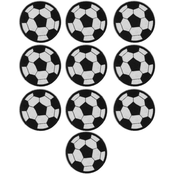10 kpl ballon de football patchs de broderie patchs de footb