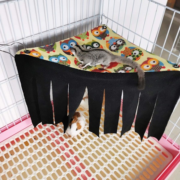 30×30×40cm 1 stk Grisebur Hideout Rottehjørne Skjulested Peekaboo Lekebur Buras Tilbehør Skjult Habitat Teltleker for F