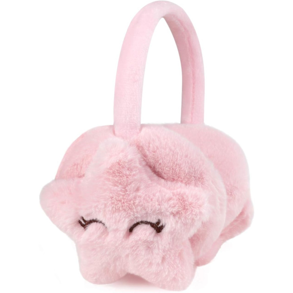 Poikien ja tyttöjen söpöt piirretty jalkapallo talvi lämpimät korvanlämmittimet pehmeä keinotekoinen turkis korvanlämmittimet lasten ulkoilma lämpöä pitävät plushiset korvanlämmittimet