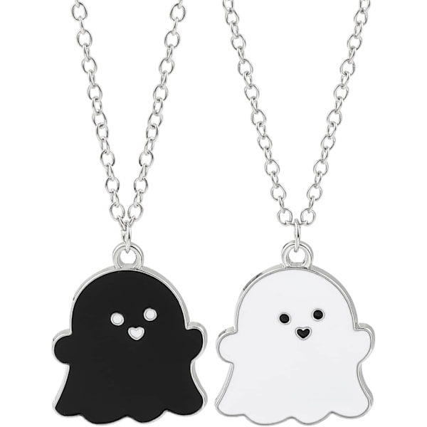 Ihastuttavat emaloidut dinosauruksen riipuskaulakorut, pariskunnan mustavalkoiset dinosauruksen lohikäärmeen riipuskaulakorut choker KPOP-korut lahjoina