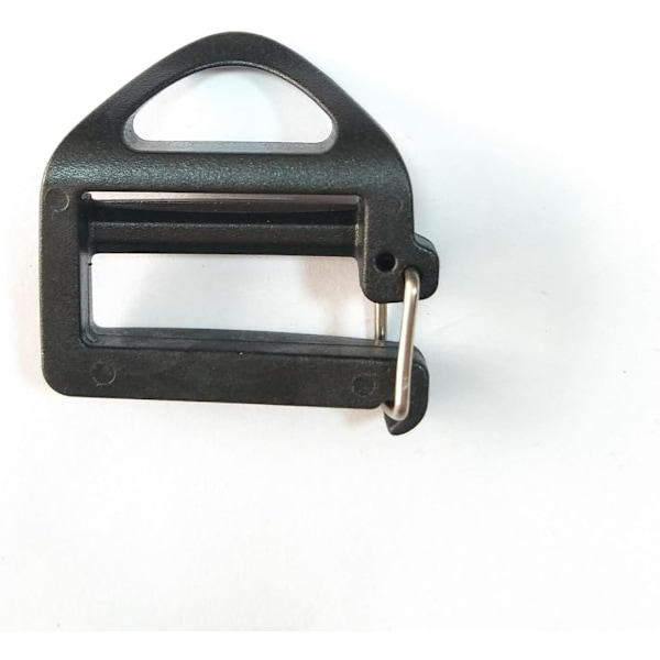 3,5×3,5×0,5 cm 8 Pak Webbing Hæklykke 25 mm 1'' Rem Spænde med Åben Lås Ende Spændeforbindelse Glide Spænder Ladde