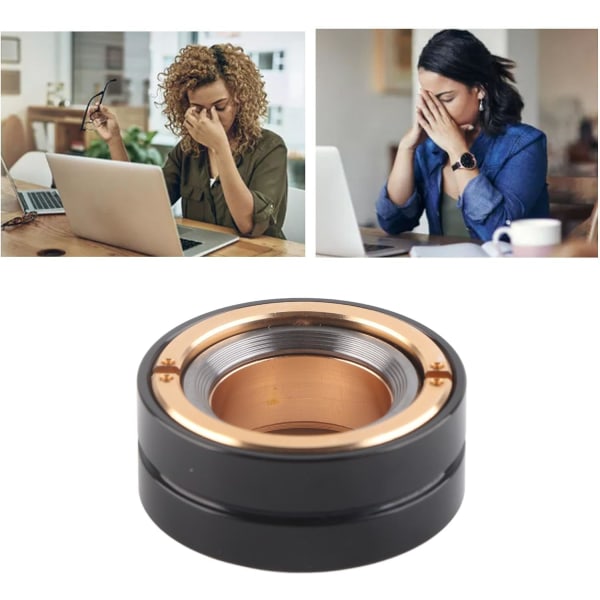 Magnetiska ringar Fidget Toy, Bärbara metallrunda Fidget Spinners A