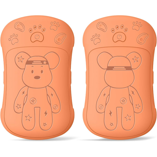 Latautuvat Kädenlämmittimet, 2-in-1 Sähköinen Kädenlämmitin, 6000mAh Kannettava Taskulämmitin Kaksipuolinen Turvallinen Lämpeneminen, Sähköinen