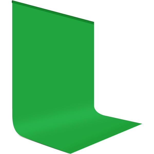 Green Screen 1,6x2 Meter/5x6,5 Feet Green Screen Chromakey Green