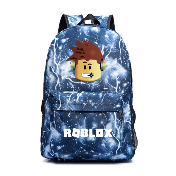 Barn Pojke Flicka Roblox Ryggsäck Skolväska Blixt