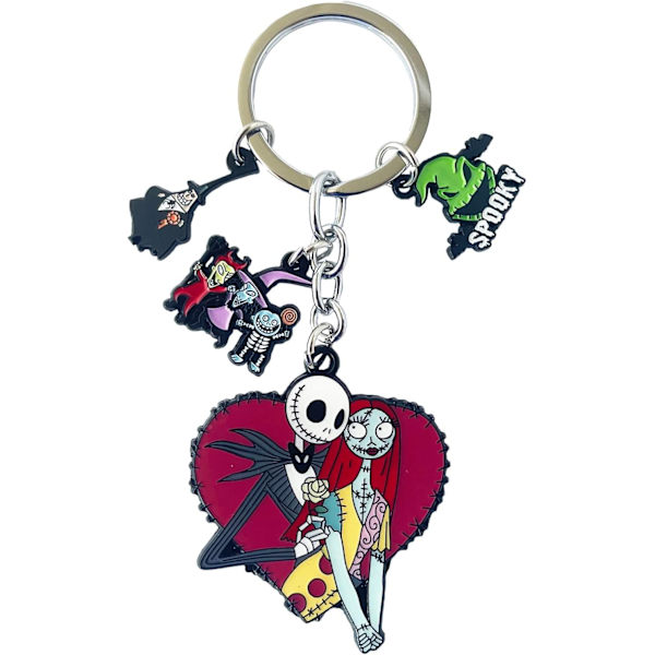 Nightmare Before Christmas Nøglering Gyser Nøglering Gave til Kvinder
