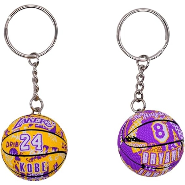 (2 kappaletta) Koripalloavainperä NBA Koripalloavainperä Pallomainen L