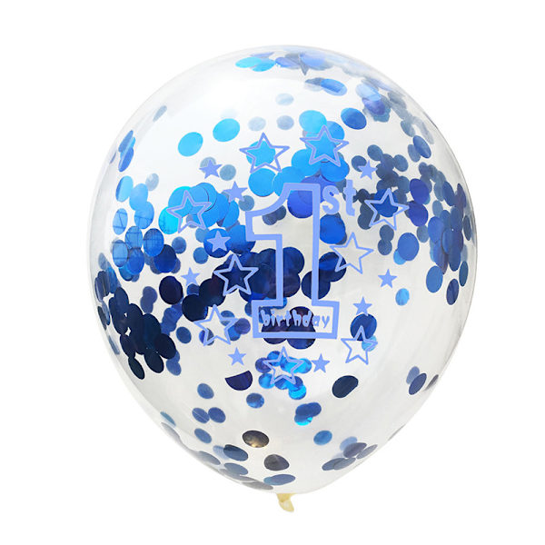 1:a födelsedagsflickan/pojken dekoration ballong födelsedag 1 år flicka