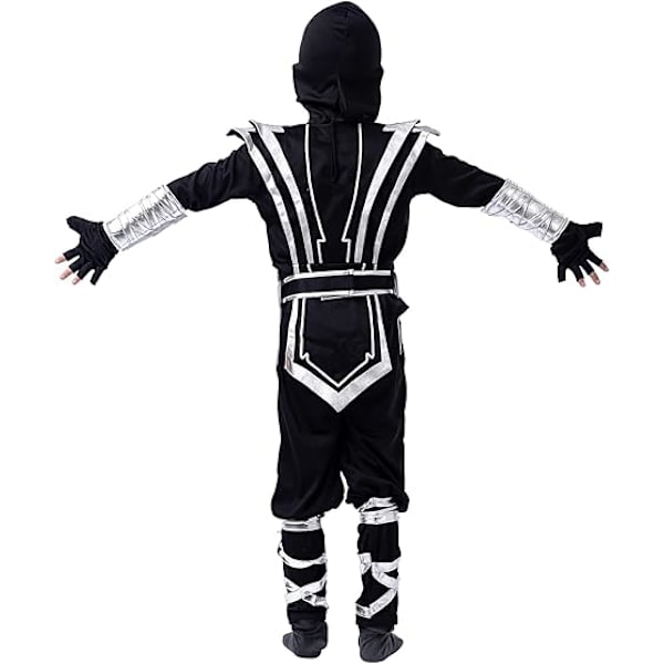 1 st Ghost Creations Barnkostym för barn, Pojkar Ninja Kung Fu Kostym Halloween Dres M