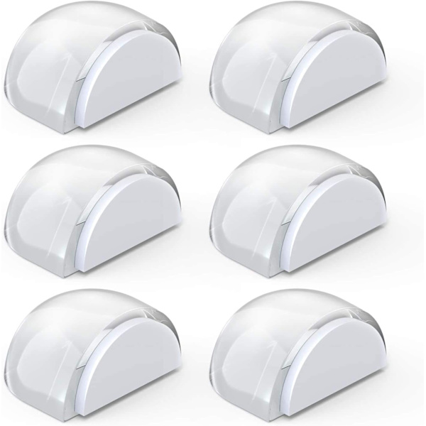 Dörrstopp, transparent dörrstopp självhäftande dörrstopp för F
