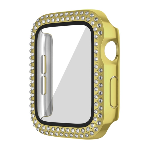 2 stk Kompatibel for Apple Watch Case 38mm for SE Series 3 2 1 Case med herdet glass skjermbeskyttelse